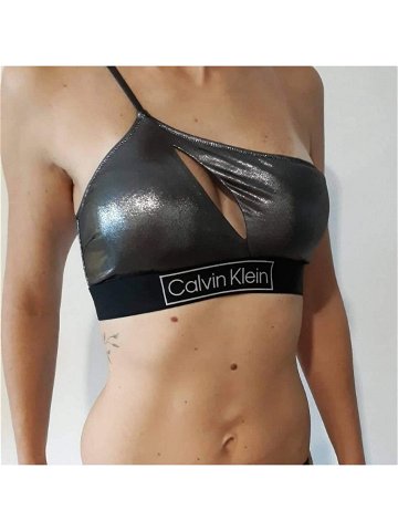Dámské plavky Calvin Klein KW01944 ONE SHOULDER černé