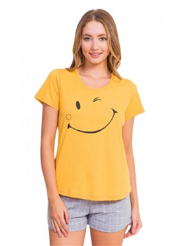 Dámské pyžamo šortky Vienetta Secret Big smile