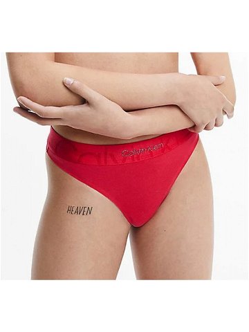Dámské tanga Calvin Klein QF7055E červené
