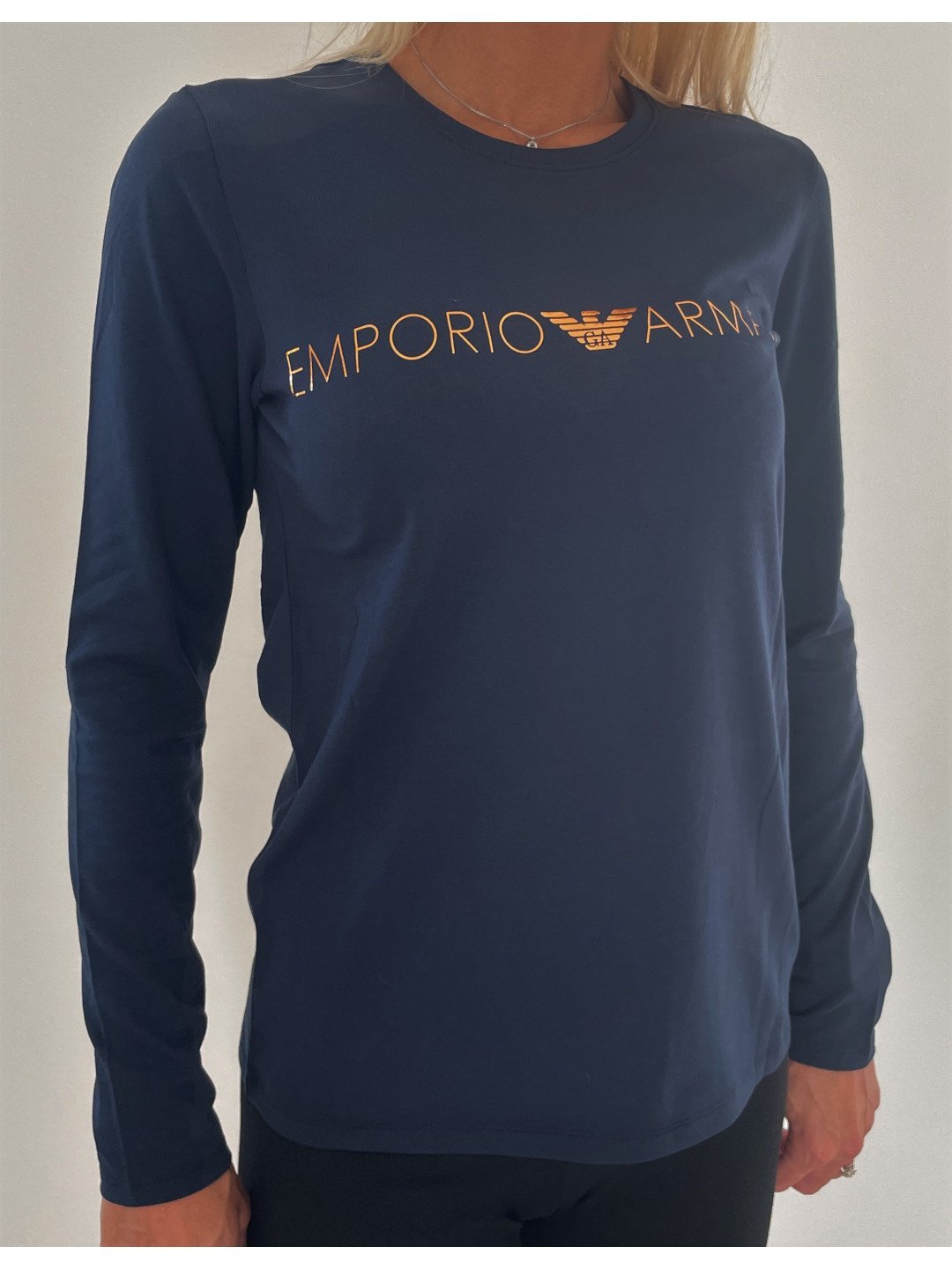 Dámské triko Emporio Armani 164273 2F225 modré