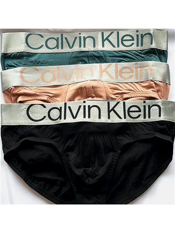 Pánské slipy Calvin Klein NB3129A STEEL COTTON