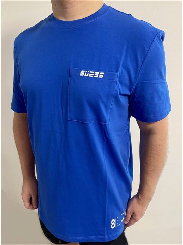 Pánské triko Guess U1GA22 modré