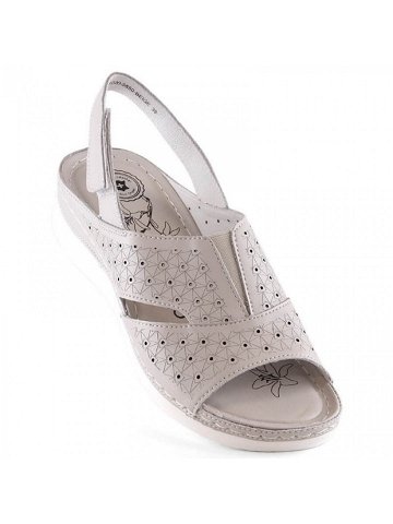 Dámské kožené sandály W 5850 – eVento šedá vzor 40