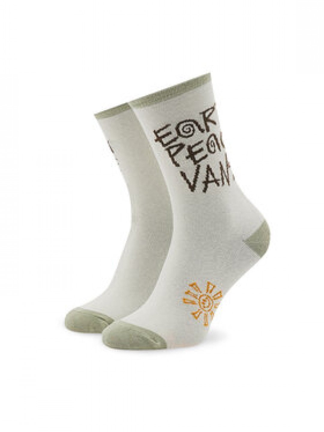 Vans Dámské klasické ponožky Earth Peace VN00037GFS81 Béžová