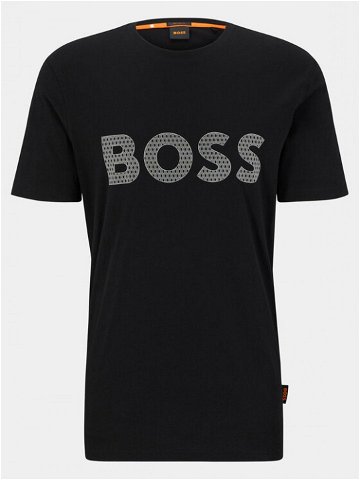 Boss T-Shirt Teebossrete 50495719 Černá Regular Fit