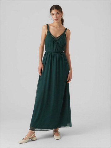 Vero Moda Letní šaty Olivia 10298558 Zelená Regular Fit