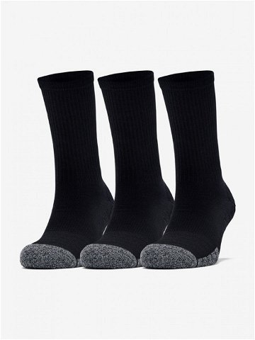 Under Armour Heatgear Ponožky 3 páry Černá