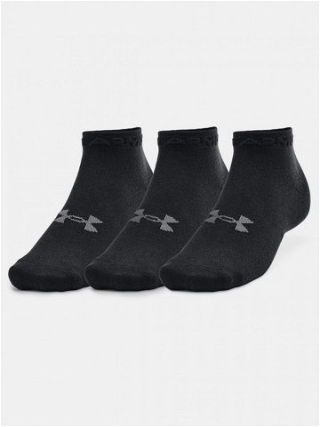 Under Armour Essential Low Cut Ponožky 3 páry Černá