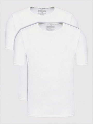 Calvin Klein Underwear 2-dílná sada T-shirts 000NB1088A Bílá Regular Fit