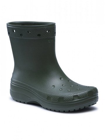 Crocs Holínky Crocs Classic Rain Boot 208363 Zelená