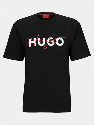 Hugo T-Shirt Dakaishi 50494565 Černá Relaxed Fit