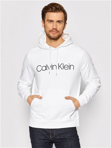 Calvin Klein Mikina Logo K10K104060 Bílá Regular Fit