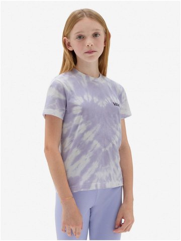 Světle fialové holčičí batikované tričko VANS Abby