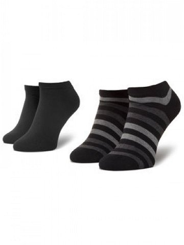 Tommy Hilfiger Sada 2 párů nízkých ponožek unisex 382000001 Černá