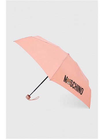 Dětský deštník Moschino růžová barva 8430