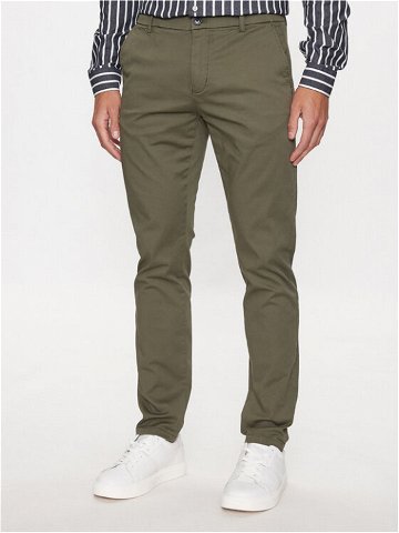 Lindbergh Chino kalhoty 30-005044 Zelená Slim Fit