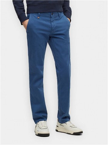 Boss Chino kalhoty Schino 50470813 Modrá Slim Fit