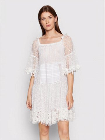 Iconique Letní šaty Amber IC22 021 Bílá Regular Fit
