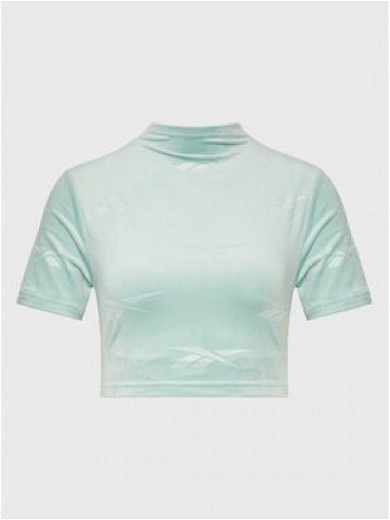 Reebok T-Shirt Classics Energy HH9802 Zelená Slim Fit