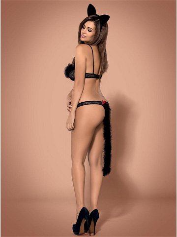 Sexy kostým Gepardina – Obsessive černá S M