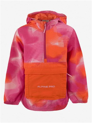 Růžová dětská vodoodpudivá bunda ALPINE PRO GOZERO