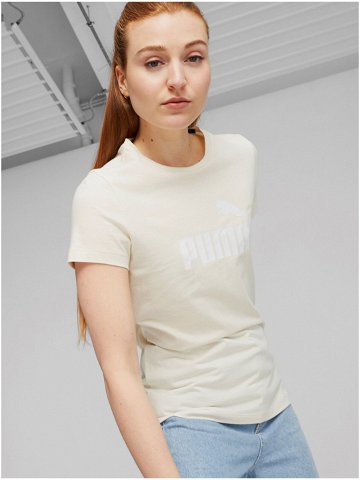 Krémové dámské tričko Puma ESS