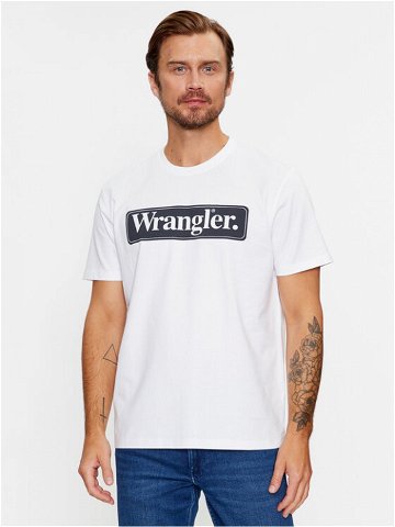 Wrangler T-Shirt 112341133 Bílá Regular Fit