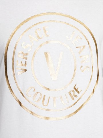 Versace Jeans Couture T-Shirt 75GAHT05 Bílá Regular Fit