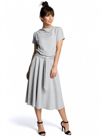 B067 Rozšířené šaty – šedé EU XXL