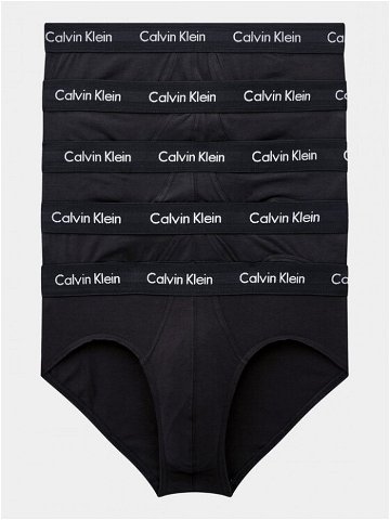 Calvin Klein Underwear Souprava 5 kusů slipů 000NB2876A Černá