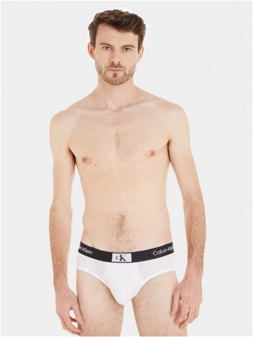 Calvin Klein Underwear Slipy 000NB3402A Bílá