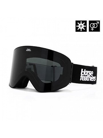 HORSEFEATHERS Snowboardové brýle Edmond – black smoke BLACK