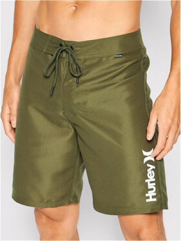 Hurley Plavecké šortky Solids 20in AMBS22Q1O Zelená Regular Fit