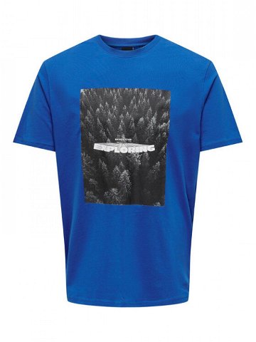 Only & Sons T-Shirt 22027005 Modrá Regular Fit
