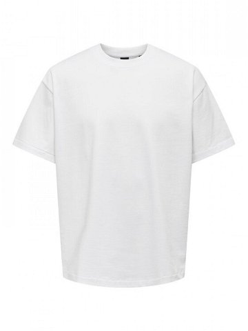 Only & Sons T-Shirt Millenium 22027787 Bílá Oversize