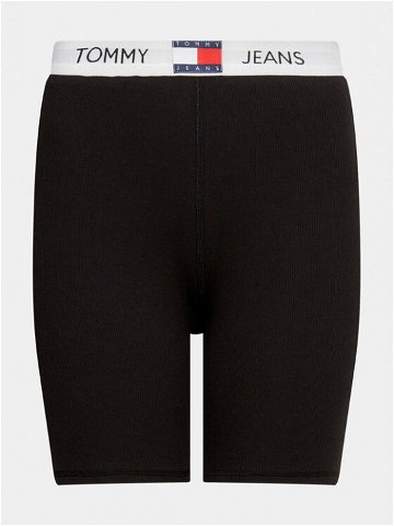 Tommy Jeans Pyžamové šortky UW0UW04729 Černá Slim Fit