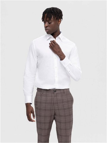 Selected Homme Košile 16090212 Bílá Slim Fit