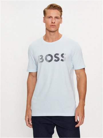 Boss T-Shirt Tee 1 50494106 Modrá Regular Fit