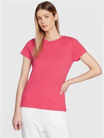 Tommy Hilfiger T-Shirt New Crew WW0WW27735 Růžová Regular Fit