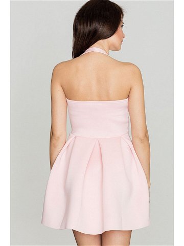 Společenské šaty K386 růžové – Katrus 38 M