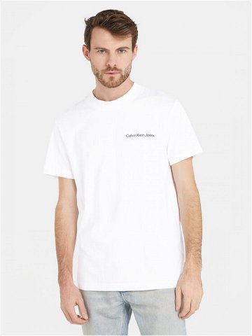 Calvin Klein Jeans T-Shirt J30J323993 Bílá Regular Fit