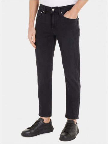 Calvin Klein Jeans Jeansy J30J323689 Černá Tapered Fit