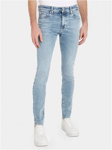Calvin Klein Jeans Jeansy J30J323868 Modrá Super Skinny Fit