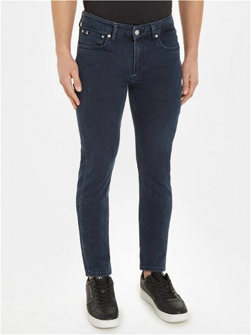Calvin Klein Jeans Jeansy J30J323853 Tmavomodrá Slim Fit