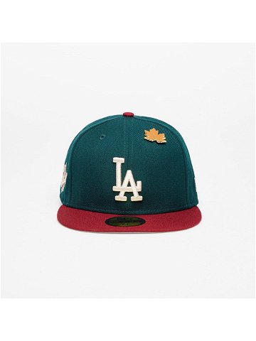 New Era Los Angeles Dodgers Ws Contrast 59Fifty Fitted Cap New Olive Optic White
