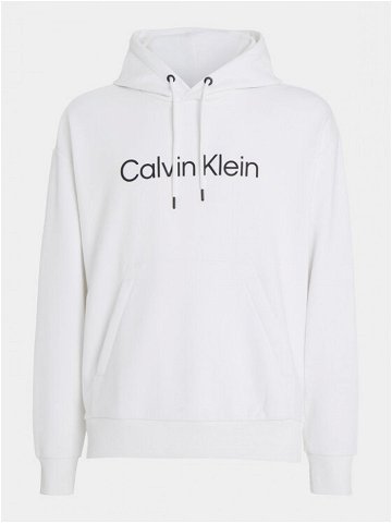 Calvin Klein Mikina Hero K10K111345 Bílá Regular Fit