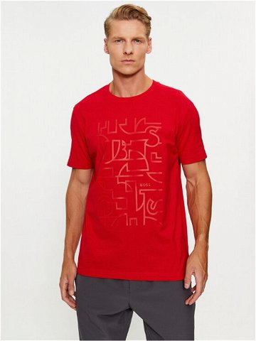Boss T-Shirt Tee 2 50494783 Červená Regular Fit