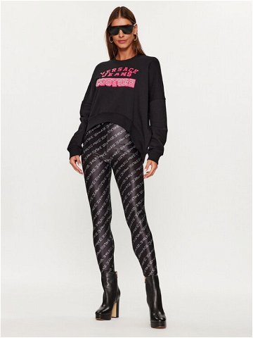 Versace Jeans Couture Mikina 75HAIE07 Černá Regular Fit