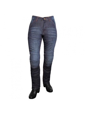 Dámské jeansové moto kalhoty ROLEFF Aramid Lady modrá 38 3XL