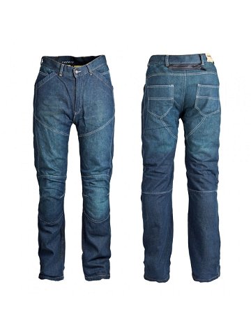 Pánské jeansové moto kalhoty ROLEFF Aramid modrá 30 S